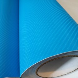 Modrá 4D karbónová fólia Modrá 4D karbónová fólia