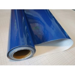 Modrá 5D karbónová fólia (vzor 1)