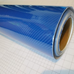 Modrá 5D karbónová fólia (vzor 1)