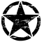 Army star -nálepka
