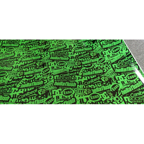 Stickerbomb fólia - rozmer 1m x 1m - "D" Stickerbomb fólia - rozmer 1m x 1m - "D"