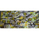 Stickerbomb fólia - rozmer 1m x 1m - "G"