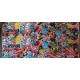 Stickerbomb fólia - rozmer 1m x 1m - "J"