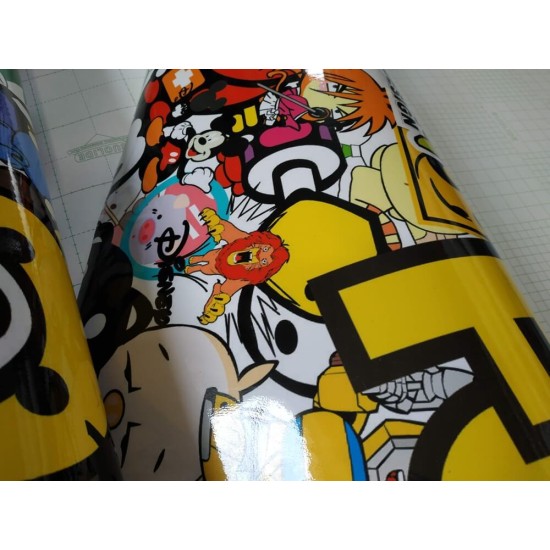 Stickerbomb fólia - "K" Stickerbomb fólia - "K"