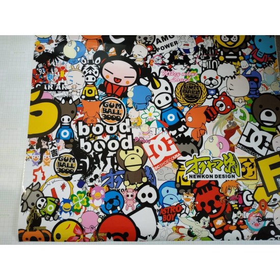 Stickerbomb fólia - "K" Stickerbomb fólia - "K"