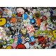 Stickerbomb fólia - "K"