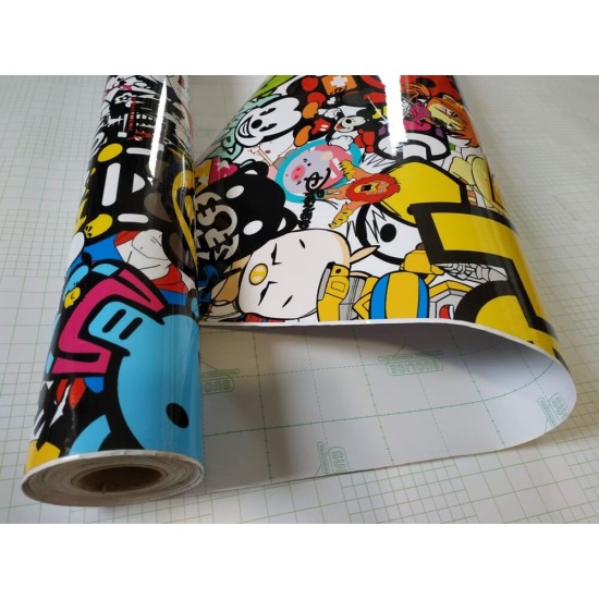 Stickerbomb fólia - "K" Stickerbomb fólia - "K"