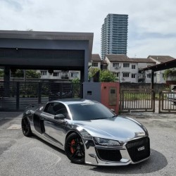 Strieborná chrómová fólia - HD Strieborná chrómová fólia - HD