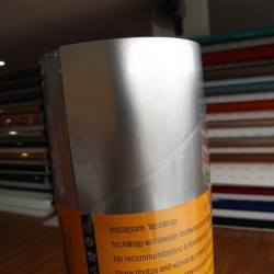 Strieborná lesklá Aluminium  metalická fólia - HD Strieborná lesklá Aluminium  metalická fólia - HD