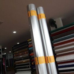 Strieborná lesklá Aluminium metalická fólia - HD Strieborná lesklá Aluminium metalická fólia - HD