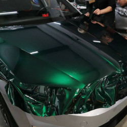 Zelená poľovnícka lesklá Aluminium metalická fólia - HD Zelená poľovnícka lesklá Aluminium metalická fólia - HD