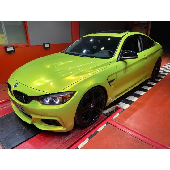 Acid Lime lesklá metalická fólia  -  RB07 Acid Lime lesklá metalická fólia  -  RB07