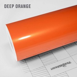 Deep Orange lesklá metalická fólia  -  RB19 Deep Orange lesklá metalická fólia  -  RB19