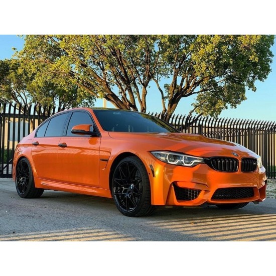 Deep Orange lesklá metalická fólia  -  RB19 - rolka Deep Orange lesklá metalická fólia  -  RB19 - rolka