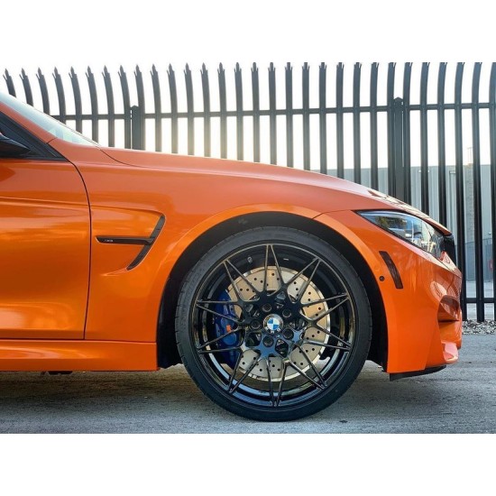 Deep Orange lesklá metalická fólia  -  RB19 - rolka Deep Orange lesklá metalická fólia  -  RB19 - rolka