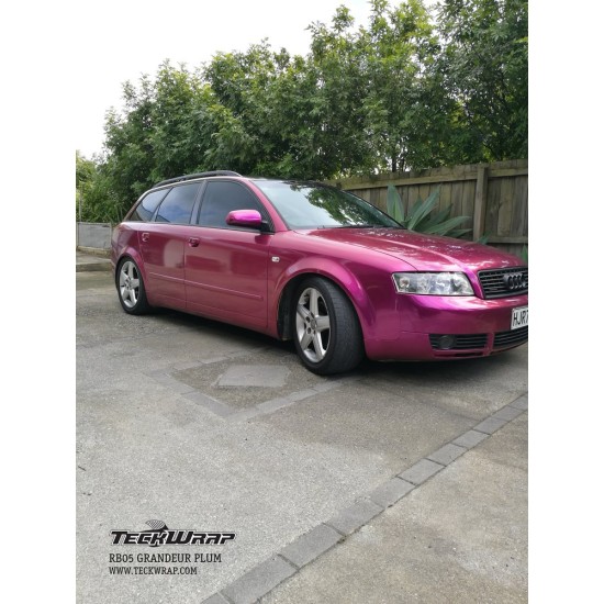 Grandeur Plum lesklá metalická fólia  -  RB05 - rolka Grandeur Plum lesklá metalická fólia  -  RB05 - rolka