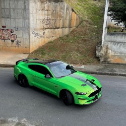 Kelly Green lesklá metalická fólia  -  RB22 Kelly Green lesklá metalická fólia  -  RB22