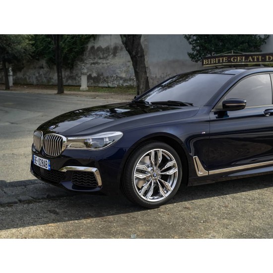 Oxford modrá Aluminium metalická fólia - S