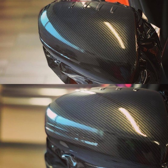 Čierna 2D karbónová fólia Ceramic - TeckWrap  Čierna 2D karbónová fólia Ceramic - TeckWrap