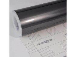 Šedá lesklá Aluminium metalická fólia - S, rozmer 0,95 x 1,52m