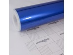 Modrá lesklá Aluminium metalická fólia - HD