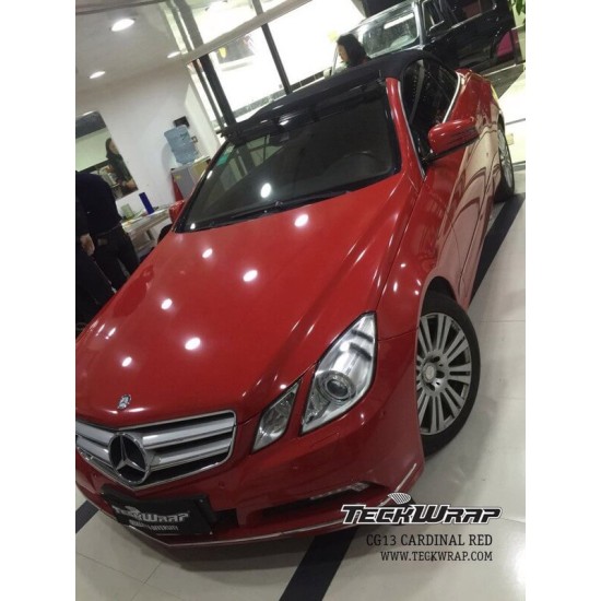 Cardinal červená leská fólia - TeckWrap