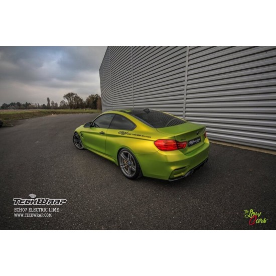 Electric lime matná metalická fólia 