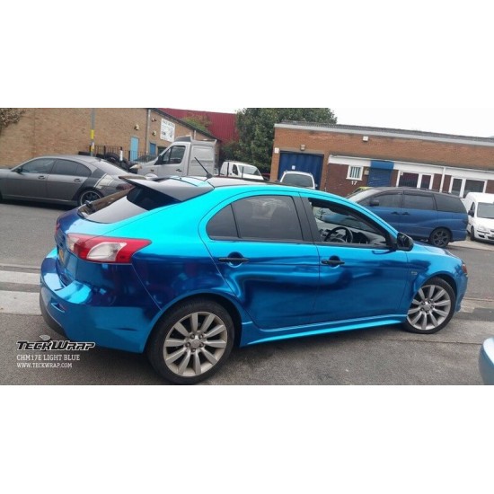 Modrá chrómová fólia Modrá chrómová fólia