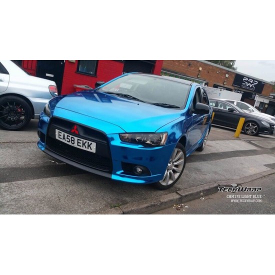 Modrá chrómová fólia Modrá chrómová fólia