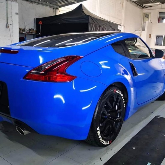 Modrá lesklá fólia - TeckWrap