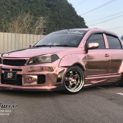 Ružová chrómová fólia - rolka Ružová chrómová fólia - rolka