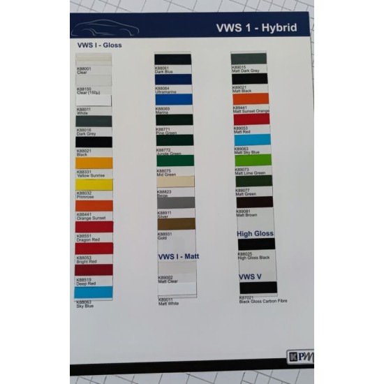 Vzorkovník KPMF - booklet